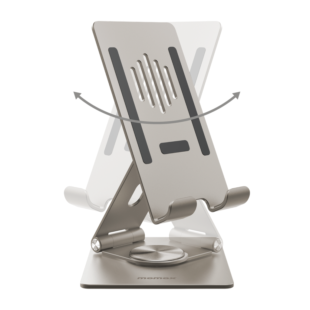 MOMAX FOLD STAND ROTATABLE PHONE AND TABLET STAND MOMAX FOLD STAND ROTATABLE PHONE AND TABLET STAND