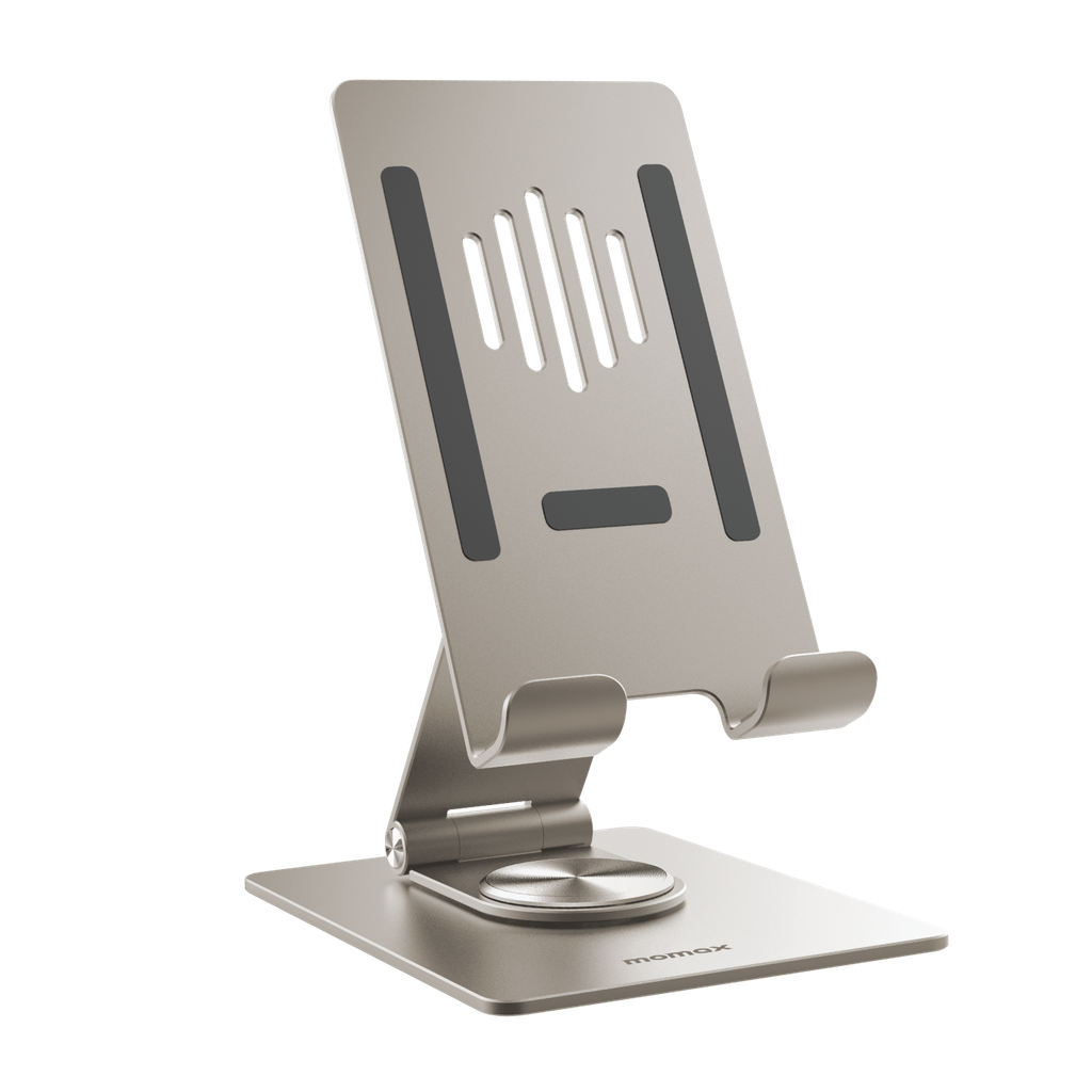 MOMAX FOLD STAND ROTATABLE PHONE AND TABLET STAND MOMAX FOLD STAND ROTATABLE PHONE AND TABLET STAND