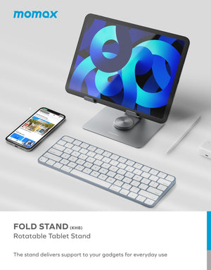 MOMAX FOLD STAND ADJUSTABLE TABLET AND LAPTOP STAND - ALAMAT