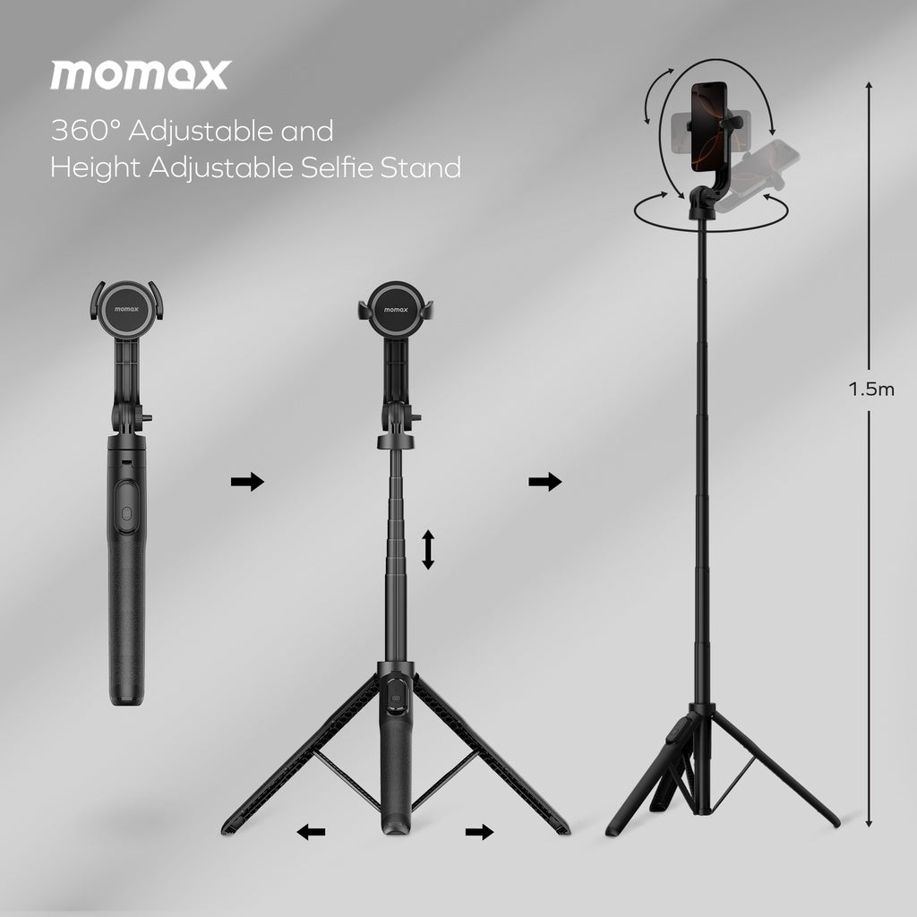 Momax 1-snap Pole Magnetic Selfie Stick Momax 1-snap Pole Magnetic Selfie Stick
