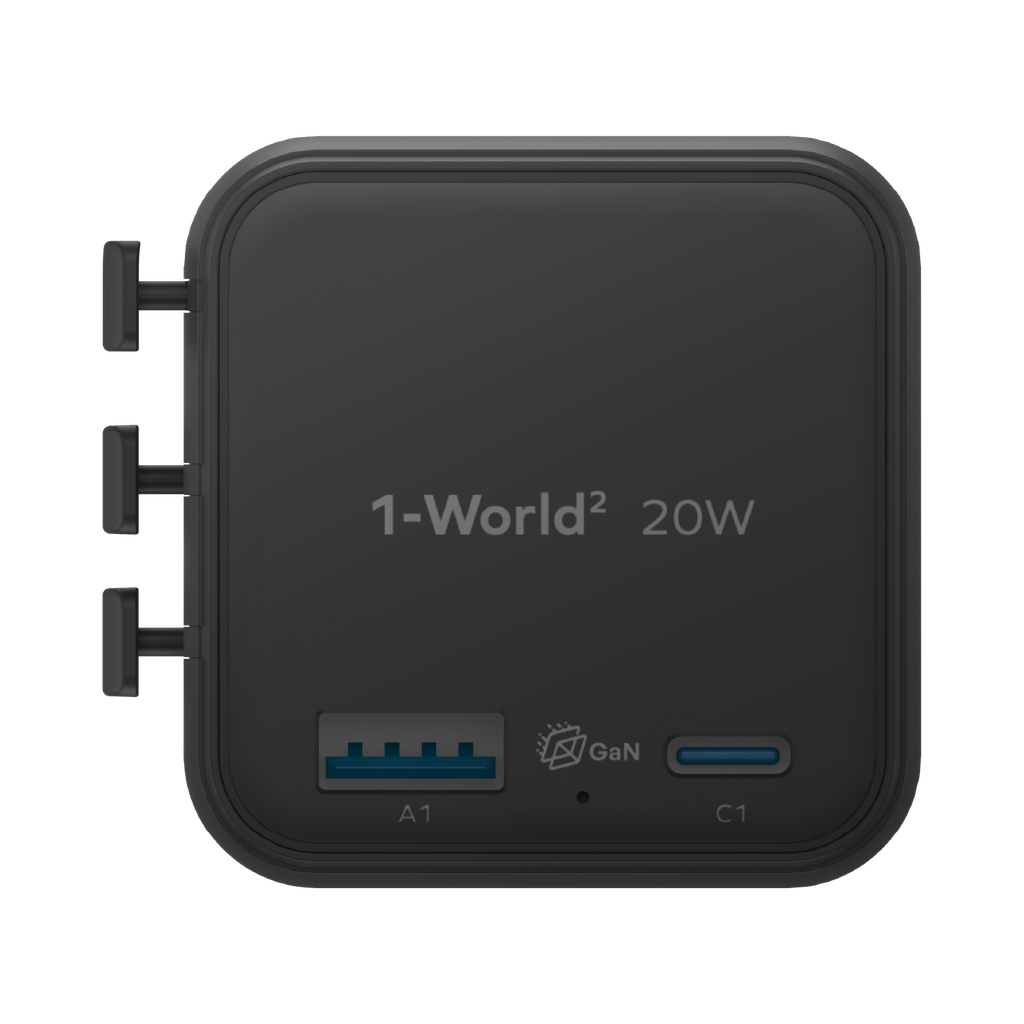 MOMAX 1-WORLD 20W UNIVERSAL 2 PORT TRAVEL ADAPTER MOMAX 1-WORLD 20W UNIVERSAL 2 PORT TRAVEL ADAPTER