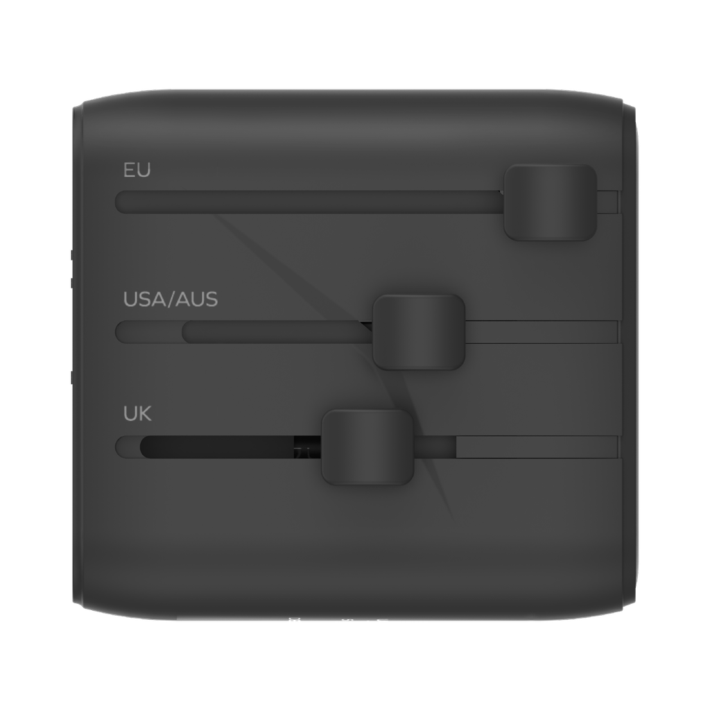 MOMAX 1-WORLD 20W UNIVERSAL 2 PORT TRAVEL ADAPTER MOMAX 1-WORLD 20W UNIVERSAL 2 PORT TRAVEL ADAPTER