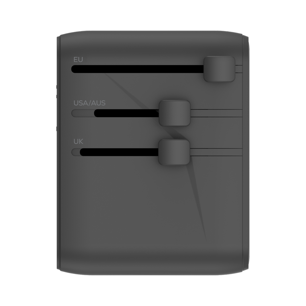 Momax 1-world2 45W 5 Port Dual Ac Travel Adaptor Momax 1-world2 45W 5 Port Dual Ac Travel Adaptor