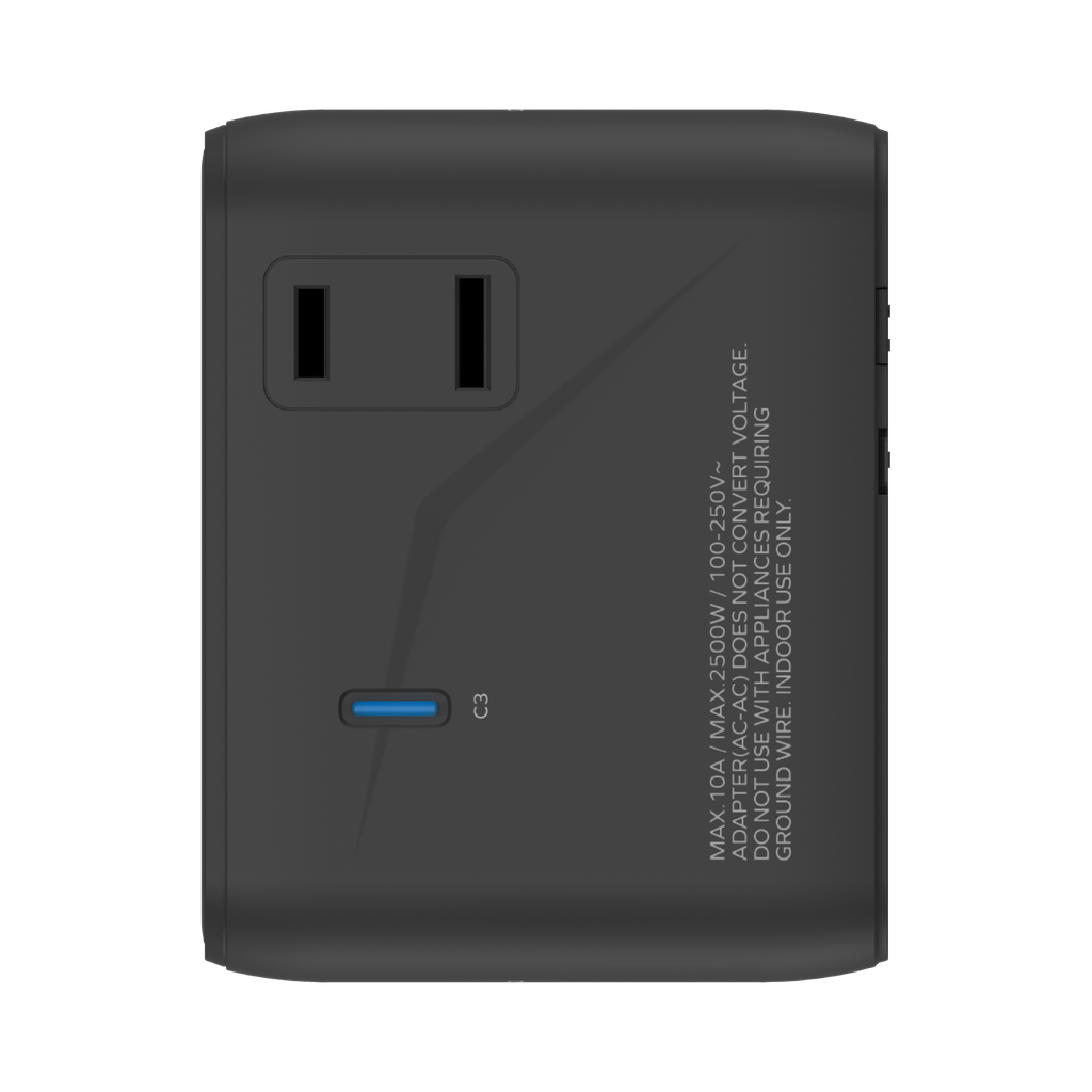 Momax 1-world2 45W 5 Port Dual Ac Travel Adaptor Momax 1-world2 45W 5 Port Dual Ac Travel Adaptor