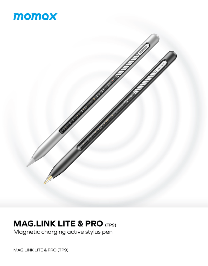 MOMAX MAG LINK LITE MAGNETIC CHARGING ACTIVE STYLUS PEN MOMAX MAG LINK LITE MAGNETIC CHARGING ACTIVE STYLUS PEN