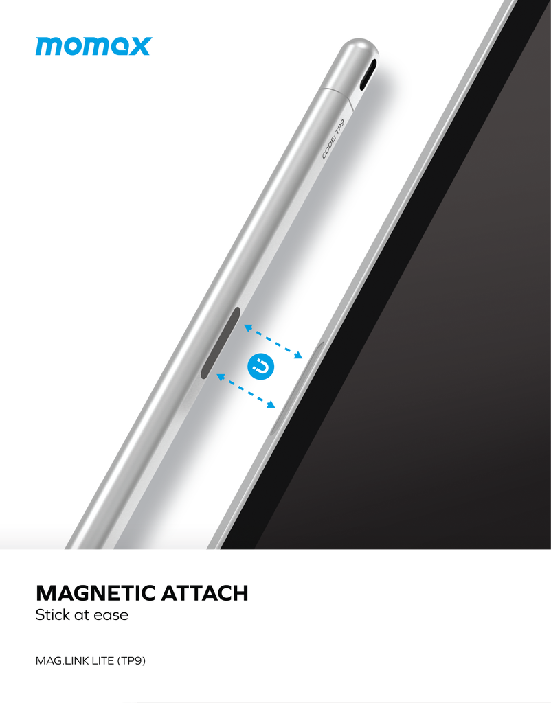 MOMAX MAG LINK LITE MAGNETIC CHARGING ACTIVE STYLUS PEN MOMAX MAG LINK LITE MAGNETIC CHARGING ACTIVE STYLUS PEN