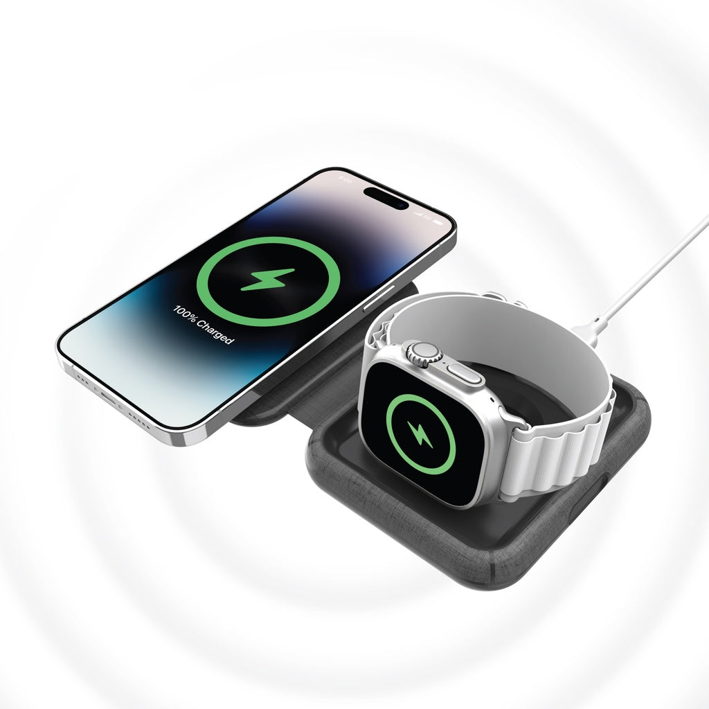 Momax Q. Mag Go 20w 2-in-1 Wireless Charger With Magsafe Momax Q. Mag Go 20w 2-in-1 Wireless Charger With Magsafe