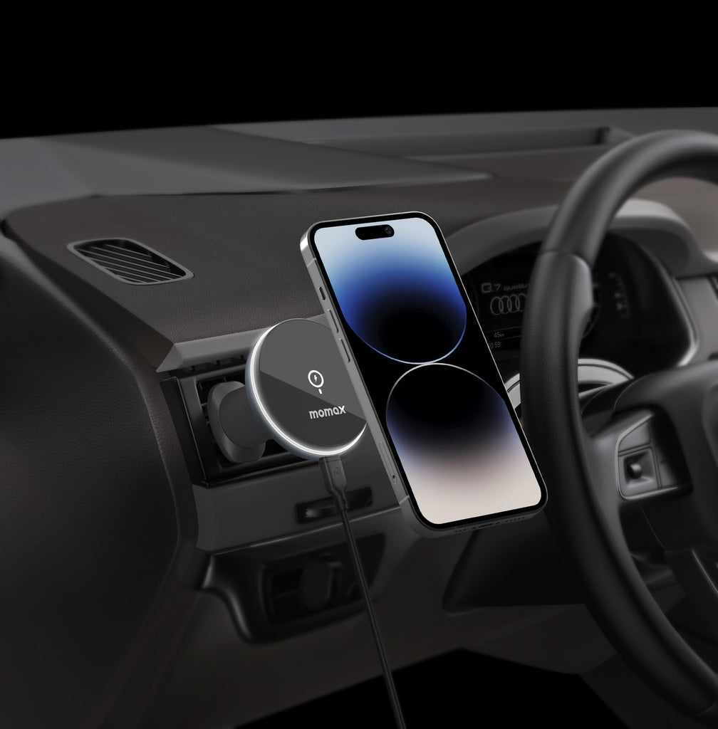 MOMAX Q.MAG MOUNT 5 15W MAGNETIC WIRELESS CHARGING CAR MOUNT (VENT MOUNT) MOMAX Q.MAG MOUNT 5 15W MAGNETIC WIRELESS CHARGING CAR MOUNT (VENT MOUNT)