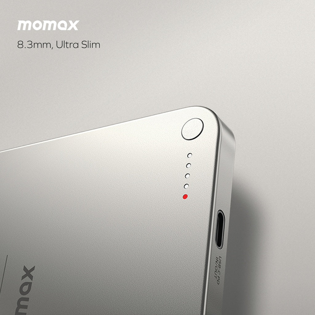 Momax Q.mag X 5000mah Gen2 15w Ultra Slim Magsafe Wireless Power Bank Momax Q.mag X 5000mah Gen2 15w Ultra Slim Magsafe Wireless Power Bank