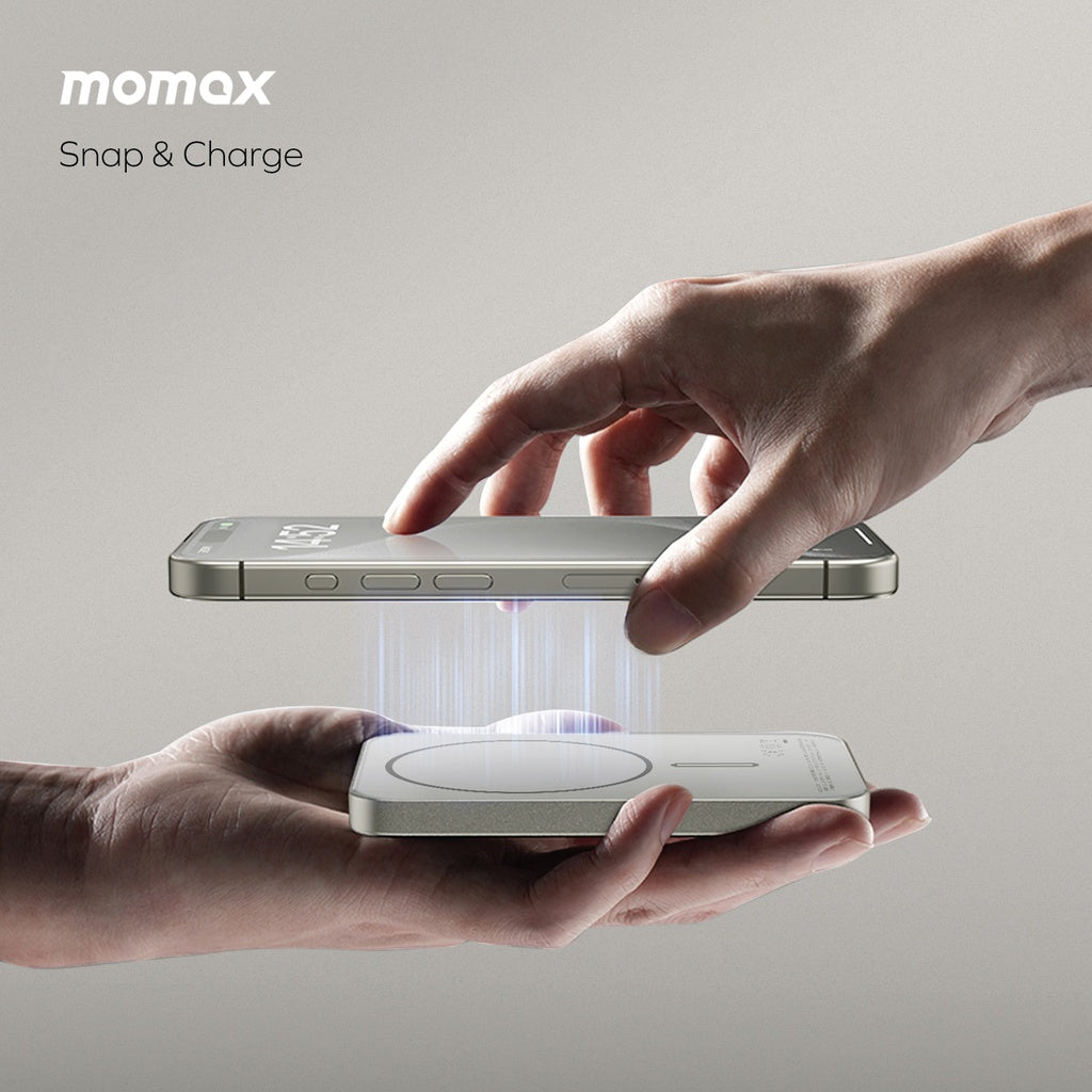Momax Q.mag X 5000mah Gen2 15w Ultra Slim Magsafe Wireless Power Bank Momax Q.mag X 5000mah Gen2 15w Ultra Slim Magsafe Wireless Power Bank