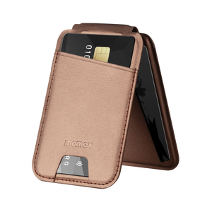 MOMAX 1-WALLET MAGNETIC CARD HOLDER WITH STAND - ALAMAT
