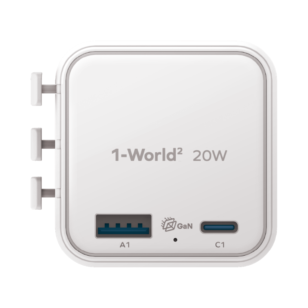 MOMAX 1-WORLD 20W UNIVERSAL 2 PORT TRAVEL ADAPTER MOMAX 1-WORLD 20W UNIVERSAL 2 PORT TRAVEL ADAPTER