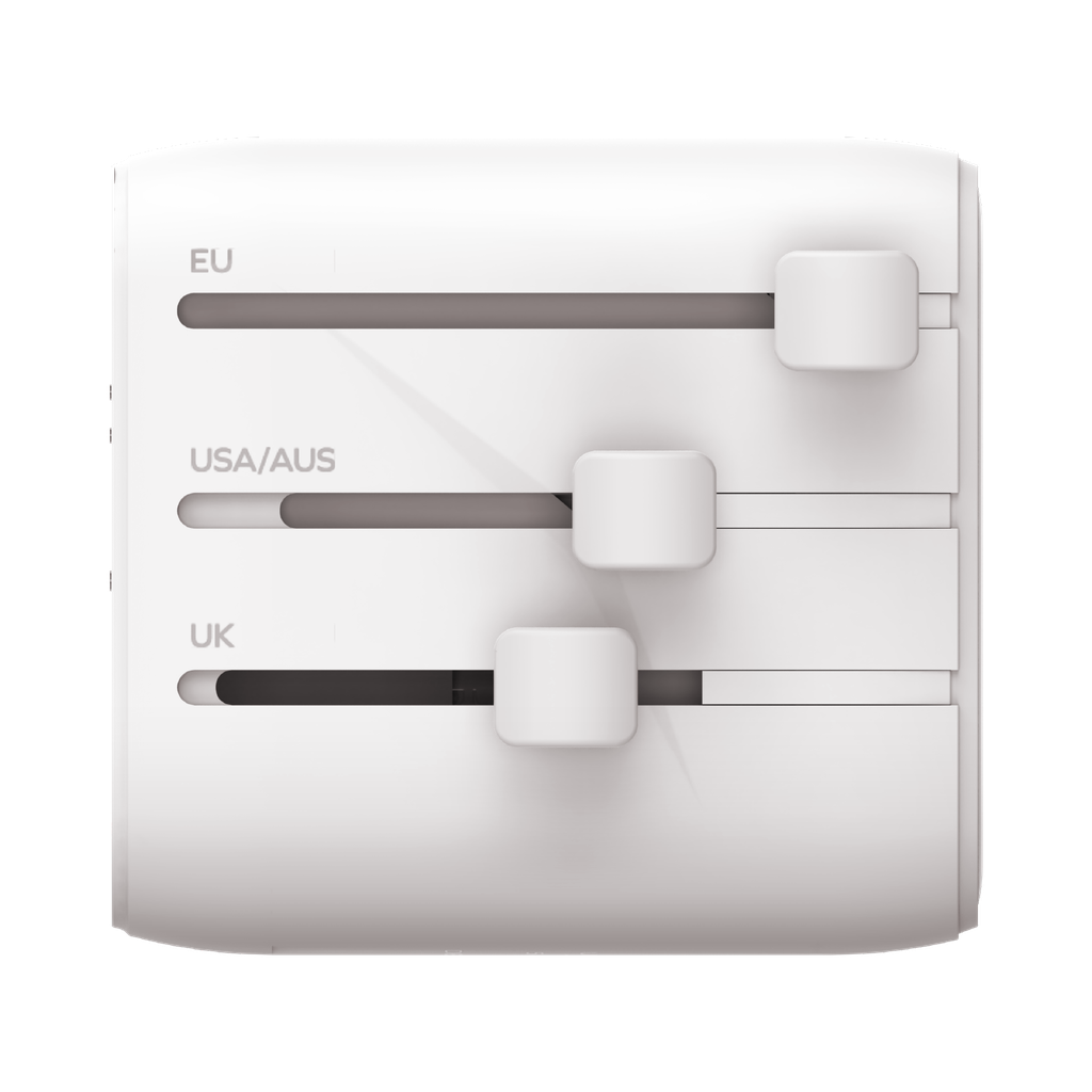 MOMAX 1-WORLD 20W UNIVERSAL 2 PORT TRAVEL ADAPTER MOMAX 1-WORLD 20W UNIVERSAL 2 PORT TRAVEL ADAPTER