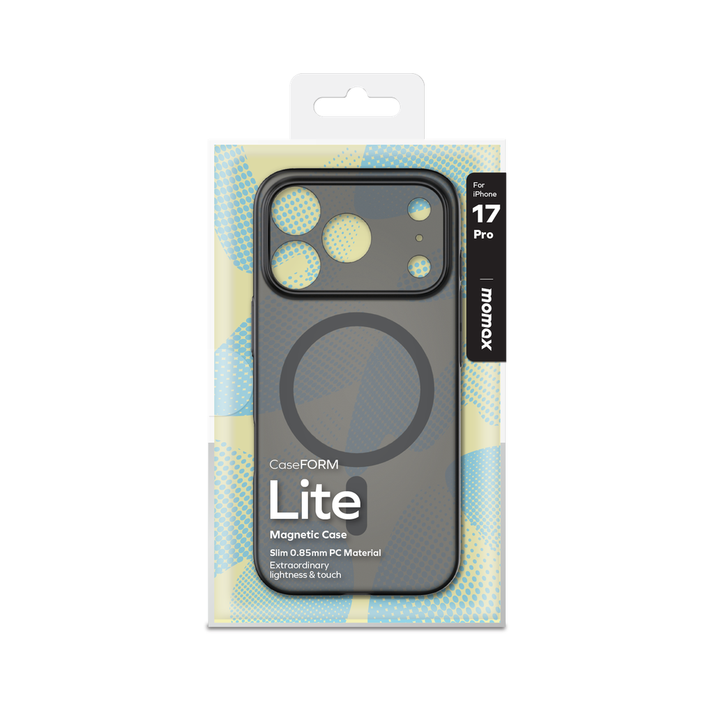 Momax Caseform Lite Magnetic Case iPhone 17 Pro Max - Black Momax Caseform Lite Magnetic Case iPhone 17 Pro Max - Black