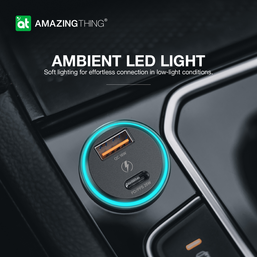 AMAZING THING FLEXIPOWER PRO PD43W 2 PORT CAR CHARGER AMAZING THING FLEXIPOWER PRO PD43W 2 PORT CAR CHARGER