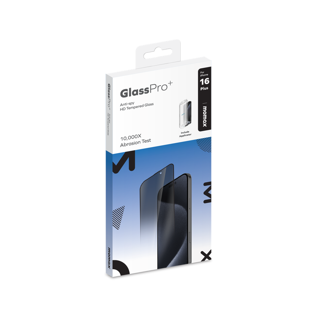 Momax Iphone 16 Plus Fully Covered Hd Privacy Glass Momax Iphone 16 Plus Fully Covered Hd Privacy Glass