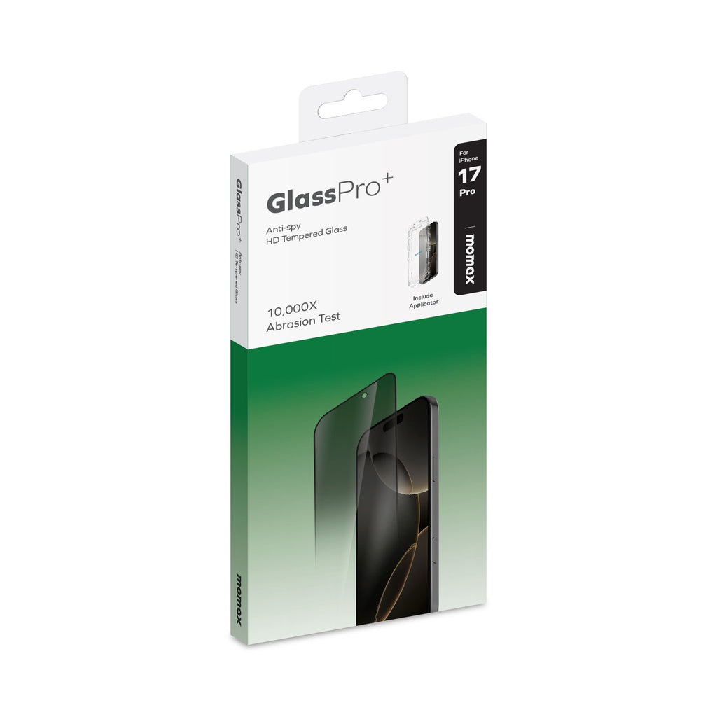 Momax Iphone 17 Pro 6.3 Fully Covered HD Privacy Glass Momax Iphone 17 Pro 6.3 Fully Covered HD Privacy Glass