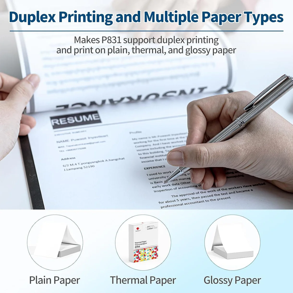 Phomemo P831 Bluetooth Portable Thermal Transfer Printer Phomemo P831 Bluetooth Portable Thermal Transfer Printer