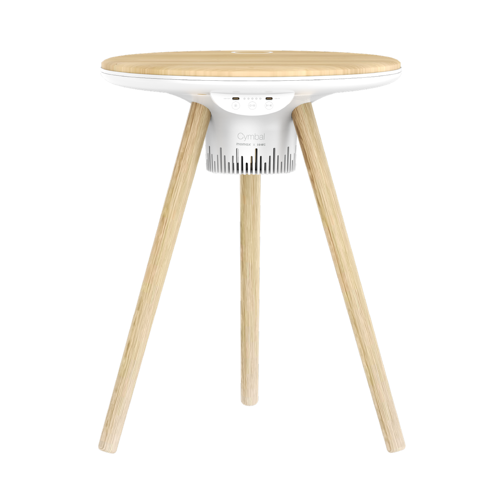 MOMAX CYMBAL COFFEE TABLE WITH LIGHTING EFFECTS , MAGNETIC CHARGING & WIRELESS SPEAKER MOMAX CYMBAL COFFEE TABLE WITH LIGHTING EFFECTS , MAGNETIC CHARGING & WIRELESS SPEAKER