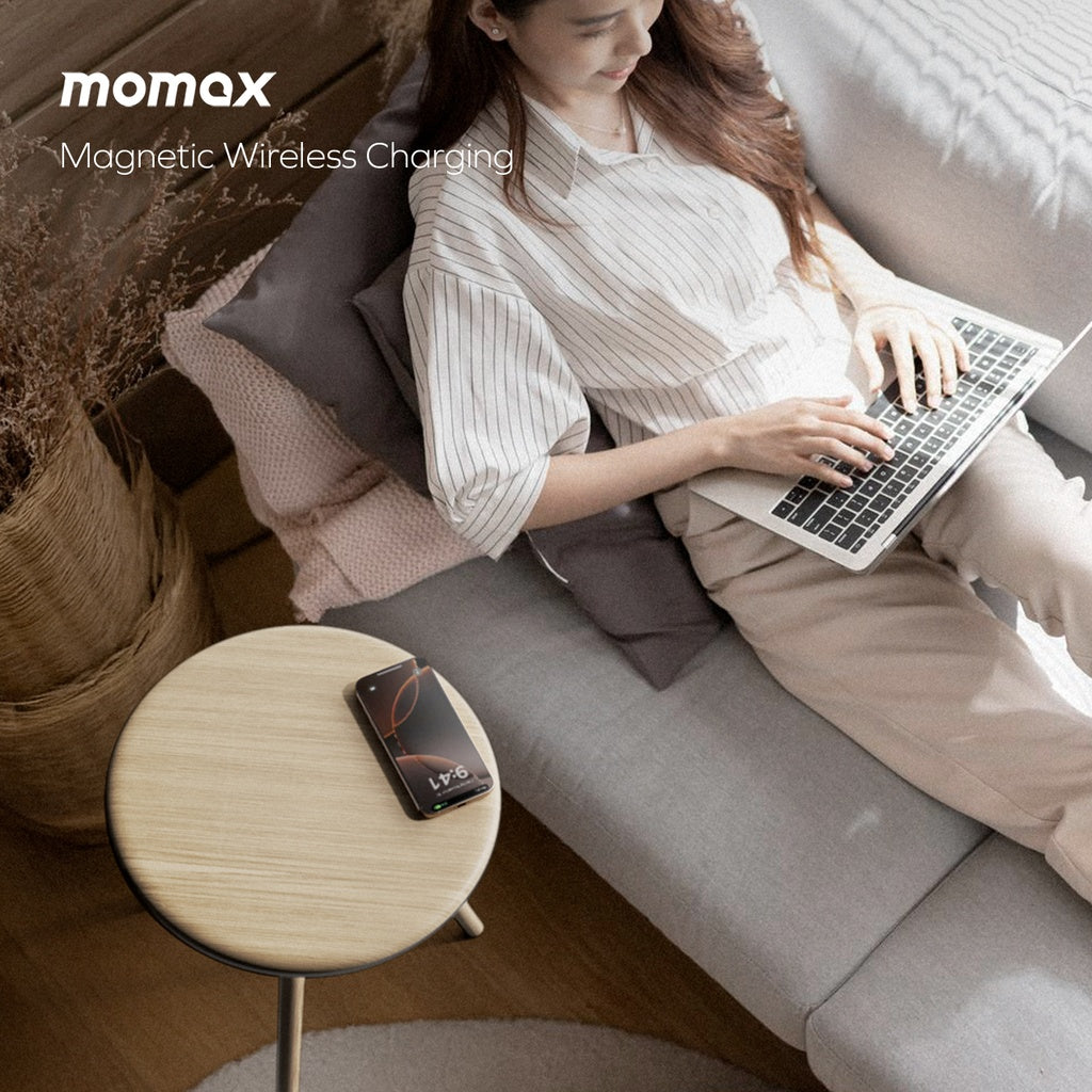 MOMAX CYMBAL COFFEE TABLE WITH LIGHTING EFFECTS , MAGNETIC CHARGING & WIRELESS SPEAKER MOMAX CYMBAL COFFEE TABLE WITH LIGHTING EFFECTS , MAGNETIC CHARGING & WIRELESS SPEAKER