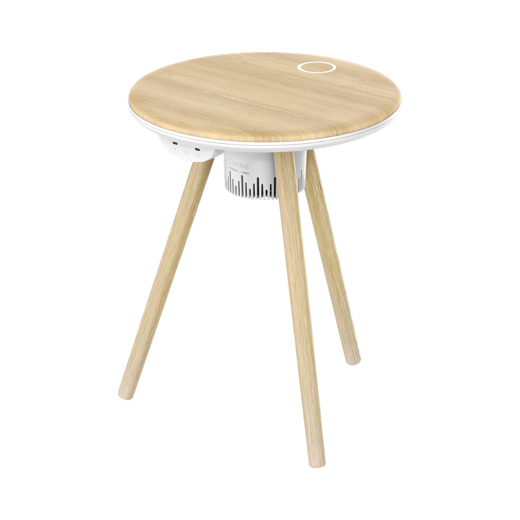 MOMAX CYMBAL COFFEE TABLE WITH LIGHTING EFFECTS , MAGNETIC CHARGING & WIRELESS SPEAKER MOMAX CYMBAL COFFEE TABLE WITH LIGHTING EFFECTS , MAGNETIC CHARGING & WIRELESS SPEAKER
