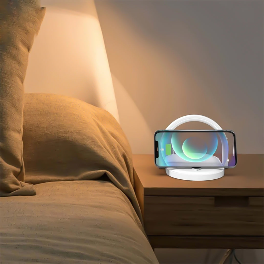 RECCI 3in1 Wireless Charger -Touch Atmosphere Light RECCI 3in1 Wireless Charger -Touch Atmosphere Light