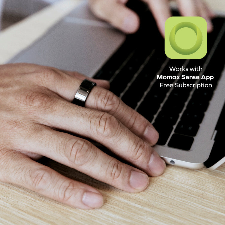 MOMAX 1-SENSE SMART RING - Grey MOMAX 1-SENSE SMART RING - Grey