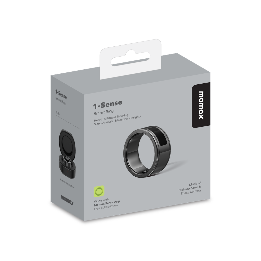 MOMAX 1-SENSE SMART RING - Grey MOMAX 1-SENSE SMART RING - Grey