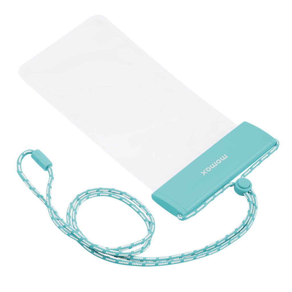 MOMAX WATERPROOF POUCH UNIVERSAL WITH NECK STRAP MOMAX WATERPROOF POUCH UNIVERSAL WITH NECK STRAP