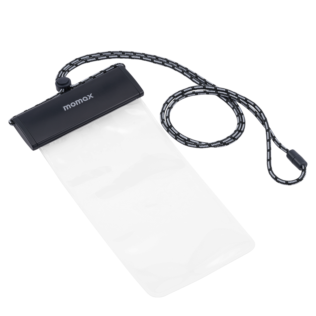 MOMAX WATERPROOF POUCH UNIVERSAL WITH NECK STRAP MOMAX WATERPROOF POUCH UNIVERSAL WITH NECK STRAP