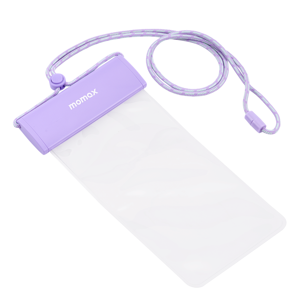 MOMAX WATERPROOF POUCH UNIVERSAL WITH NECK STRAP MOMAX WATERPROOF POUCH UNIVERSAL WITH NECK STRAP