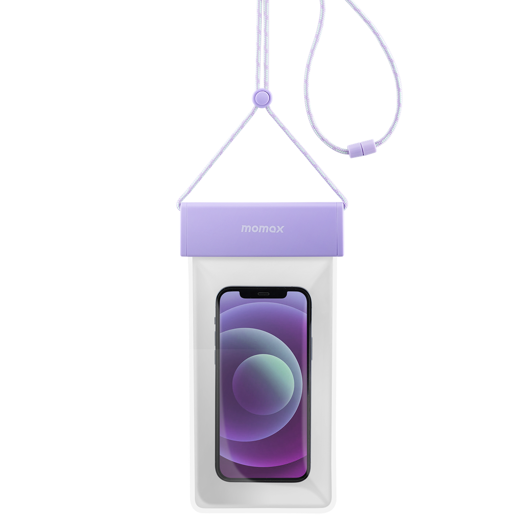 MOMAX WATERPROOF POUCH UNIVERSAL WITH NECK STRAP MOMAX WATERPROOF POUCH UNIVERSAL WITH NECK STRAP