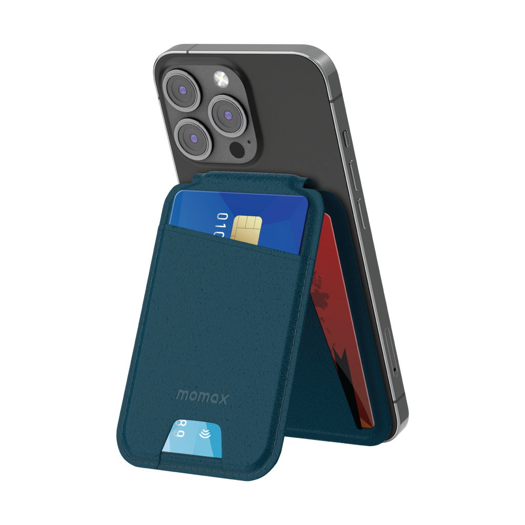 MOMAX 1-WALLET MAGNETIC CARD HOLDER WITH STAND MOMAX 1-WALLET MAGNETIC CARD HOLDER WITH STAND