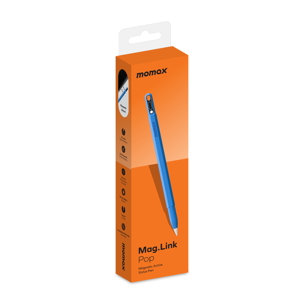 Momax Mag Link Pop Magnetic Charging Active Stylus Pen Momax Mag Link Pop Magnetic Charging Active Stylus Pen