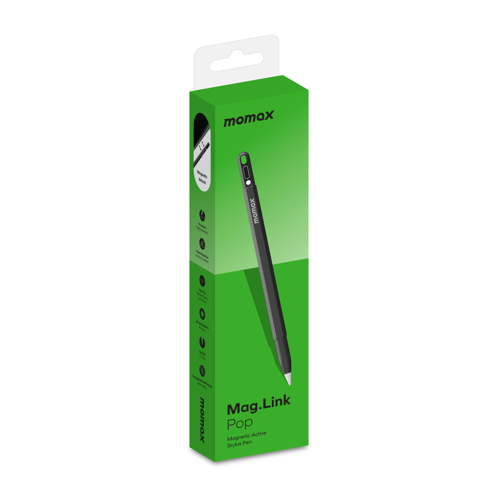 Momax Mag Link Pop Magnetic Charging Active Stylus Pen Momax Mag Link Pop Magnetic Charging Active Stylus Pen