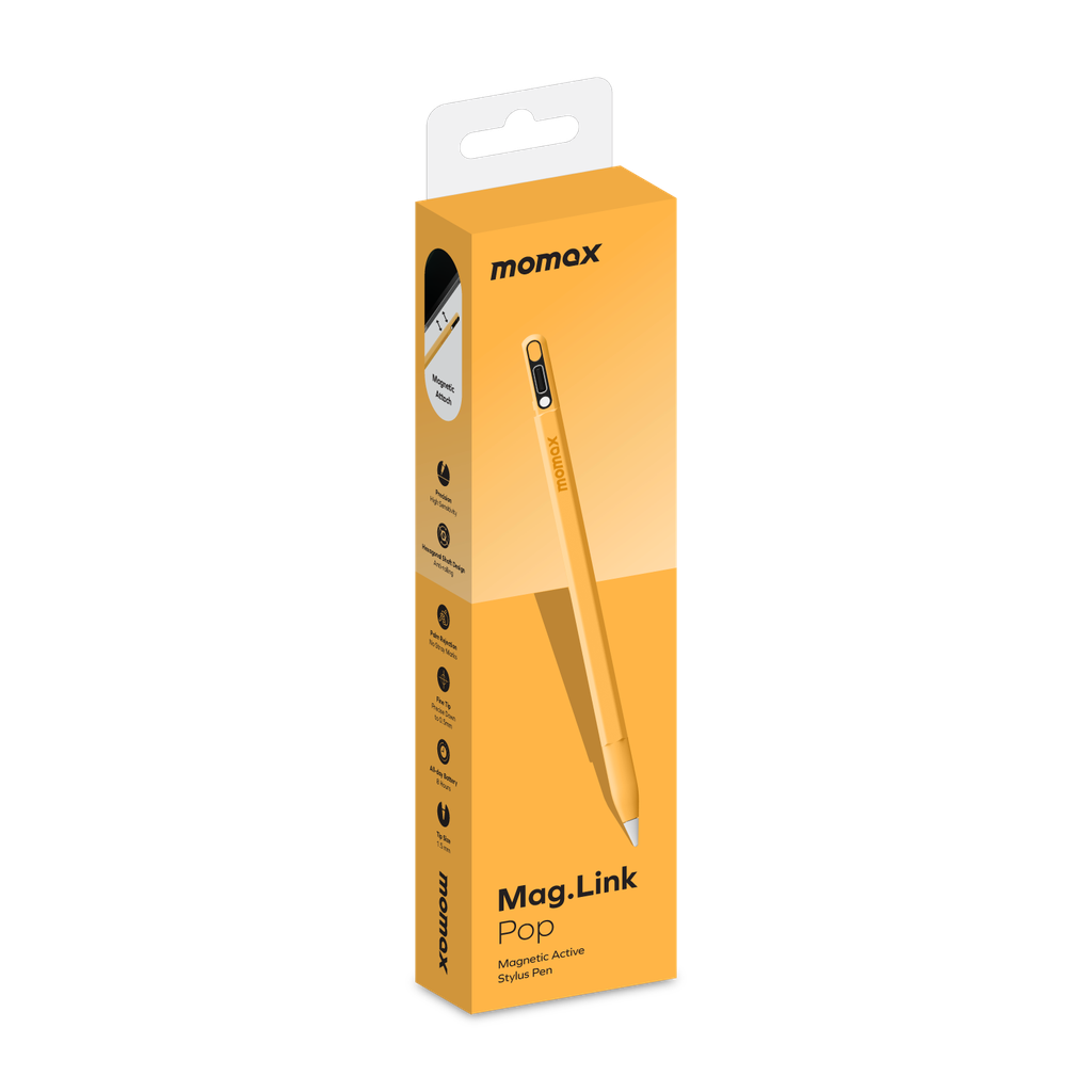 Momax Mag Link Pop Magnetic Charging Active Stylus Pen Momax Mag Link Pop Magnetic Charging Active Stylus Pen