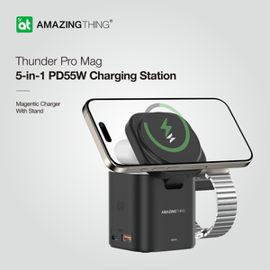 AMAZING THING THUNDER PRO MAG 5IN1 PD55W CHARGING STATION WITH STAND - ALAMAT