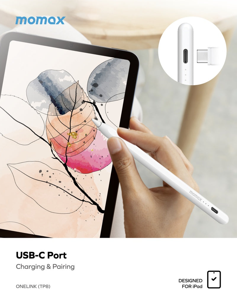 MOMAX ONELINK ACTIVE STYLUS PEN 4.0 FOR IPAD MOMAX ONELINK ACTIVE STYLUS PEN 4.0 FOR IPAD