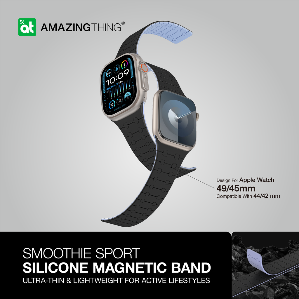 Amazingthing Smoothie Sport Mag Band for Apple Watch 49/45/44/42mm Amazingthing Smoothie Sport Mag Band for Apple Watch 49/45/44/42mm