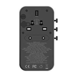 MOMAX 1-WORLD 170W GAN 4 PORT TRAVEL ADAPTER - ALAMAT