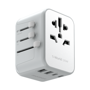 MOMAX 1WORLD PD35W 5 PORTS AC TRAVEL CHARGER - ALAMAT