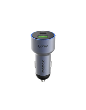 MOMAX MOVE 67W DUAL PORT CAR CHARGER - ALAMAT