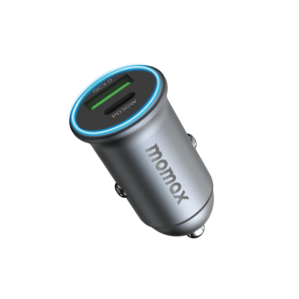 Momax Move 30w Dual Port Car Charger Momax Move 30w Dual Port Car Charger