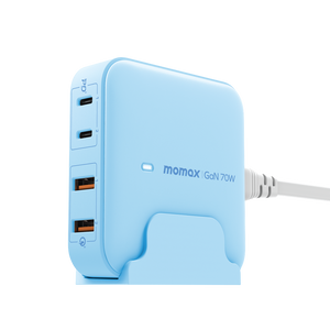 MOMAX ONE PLUG PD 70W GAN 4 PORTS DESKTOP CHARGER UK - ALAMAT