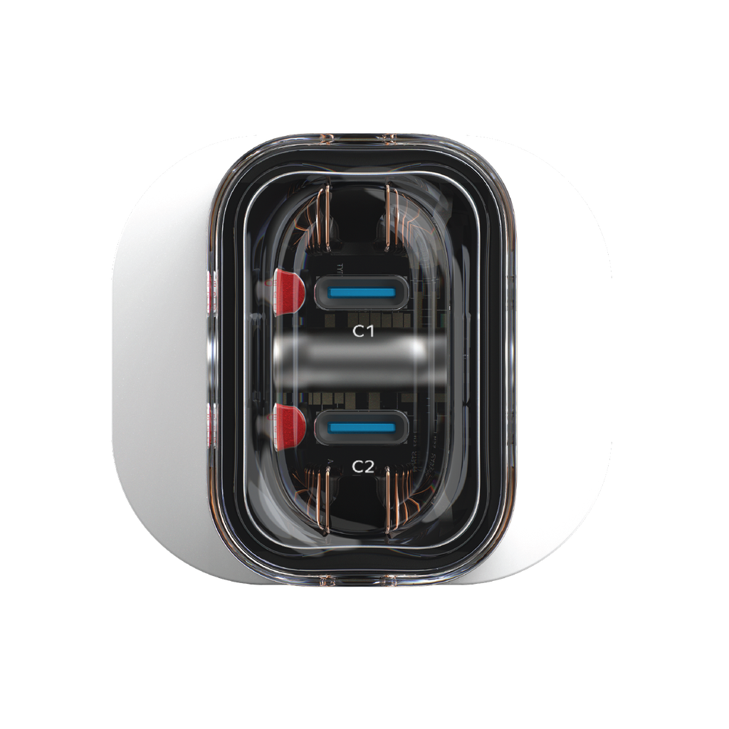 MOMAX 1-CHARGER FLOW PD 35W 2 PORTS GAN WALL CHARGER MOMAX 1-CHARGER FLOW PD 35W 2 PORTS GAN WALL CHARGER