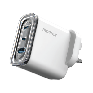 MOMAX 1-CHARGER FLOW PLUS PD 80W 3 PORTS GAN WALL CHARGER - ALAMAT