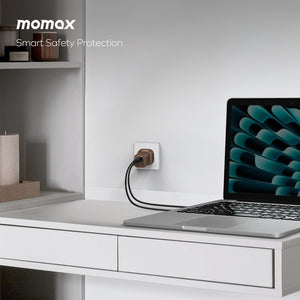 MOMAX 1-CHARGE GAN 30W 2 PORT CHARGER - ALAMAT