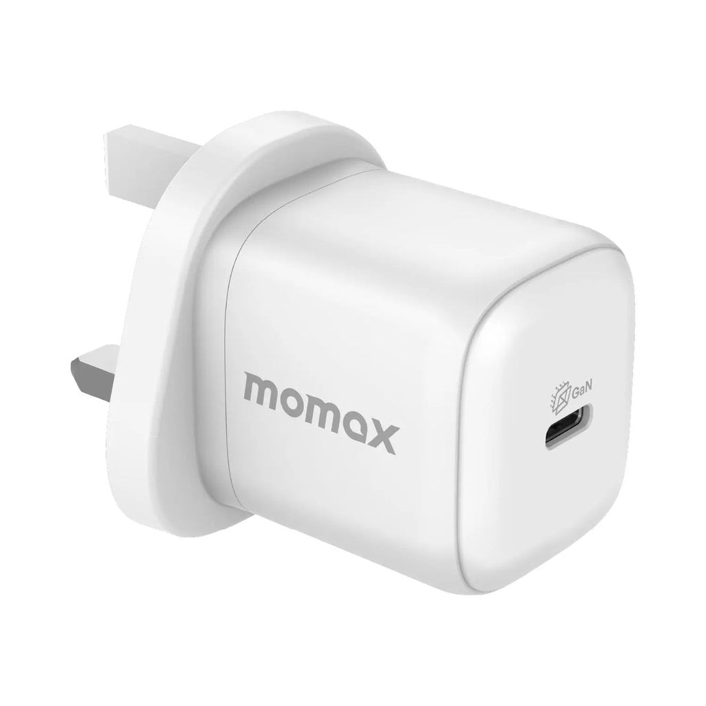 Momax 1-charge 45W 1-Port GaN Charger - 1 USB C Port - White Momax 1-charge 45W 1-Port GaN Charger - 1 USB C Port - White