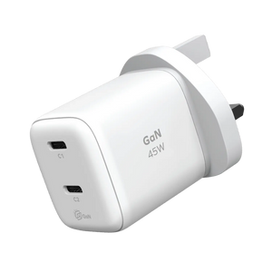 Momax 1-charge 45W 2-Port GaN Charger - 2 USB  C Port - White - ALAMAT