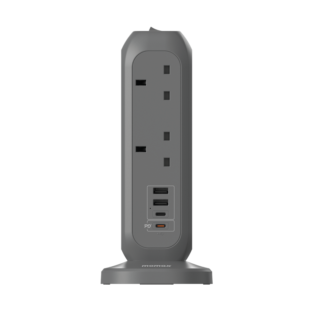 MOMAX ONEPLUG 11-OUTLET POWER STRIP WITH USB MOMAX ONEPLUG 11-OUTLET POWER STRIP WITH USB